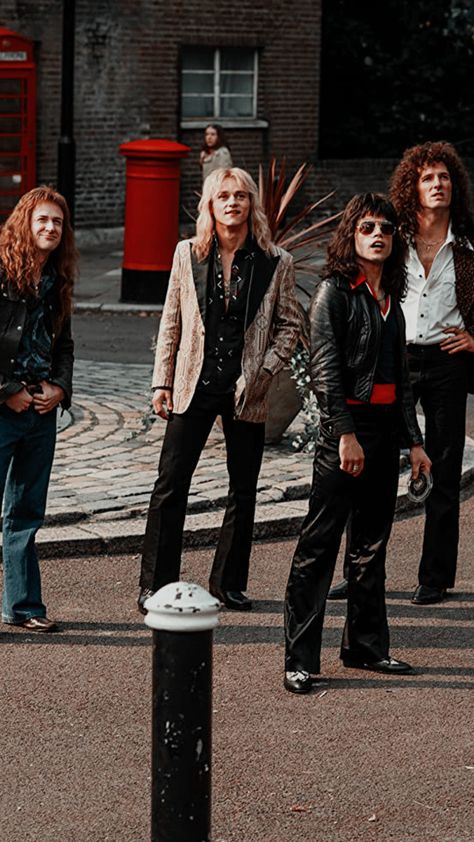 Joseph Mazzello, Gwilym Lee, Ben Hardy, Rami Malek, Bohemian Rhapsody, Queen