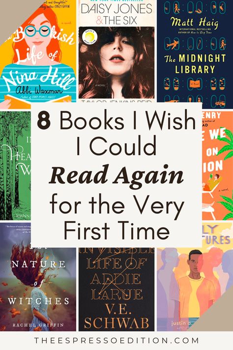 8 Books I Wish I Could Read Again for the Very First Time by The Espresso Edition cozy lifestyle and book blog Older Books To Read, Award Winning Books For Adults, Audible Book Recommendations, Fun Books To Read For Women, Must Reads For Women, Best Reads 2023, Adult Fiction Books To Read, Best Books To Read In 2024 For Women, 2024 Must Read Books