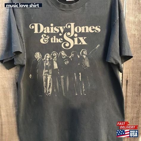 The Six Tshirt Aurora Concert Daisy Jones 2024 T-Shirt Unisex Check more at https://musicloveshirt.com/product/the-six-tshirt-aurora-concert-daisy-jones-2024-t-shirt-unisex/ Daisy Jones, The Aurora, Neat Style, Comfort Color, Unisex Tshirt, Unisex Shirts, Gift For Men, Family Shirts, Friends In Love