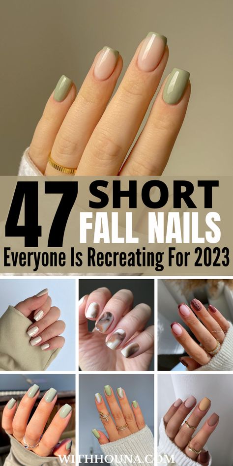 Fall is approaching and I can bet you're looking for the cutest short fall nails of 2023 to take your short fall nail design to the next level. If so, you'll love these cute short fall nail designs as we've got you everything from short fall nails 2023, cute fall short nails, fall short nail ideas, fall short nail inspo, short fall nail colors, short fall nail ideas, autumn short nails and so much more to enjoy this fall with a new mani. Trendy Fall Nails Short, Nails Short Fall, Nails 2023 Fall, Fall Nails Short, Fall Nails Trendy, Fall Nails Inspiration, Nails Ideas Autumn, Short Fall Nails, Trendy Fall Nails