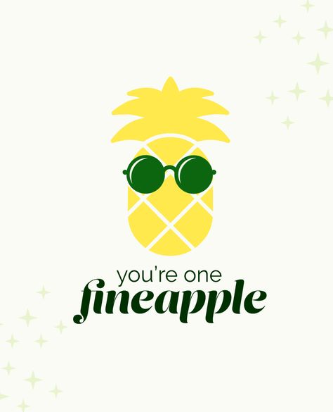 Fruits Quotes, Positive Drawings, Pineapple Cream Pie, Pineapple Puns, Pineapple Quotes, Pineapple Food, Caramelized Pineapple, Low Carb Smoothie Recipes, Fruit Puns