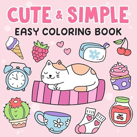 Amazon.com: Easy: Cute & Simple Coloring Book for Adults and Kids: 9798320563787: Kotz, Hikaru: Books Amazon Kdp Coloring Book, Amazon Coloring Books, Tennessee Road Trip, Keyword Elements Canva, Mommy Time, Dresser Organization, Animal Coloring Books, Coloring Book For Adults, Colouring Books