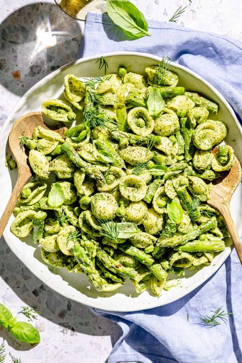 Creamy Italian Pasta, Green Goddess Pasta Salad, Homemade Creamy Italian Dressing, Creamy Italian Pasta Salad, Warm Pasta Salad, Green Goddess Pasta, The Defined Dish, Antipasto Pasta Salads, Defined Dish