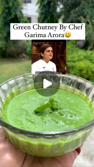 Priyanka Meena | fabulous_feast on Instagram: "Add a burst of flavor to your dishes with this Simple but delicious Homemade Green Chutney by MasterChef Garima Arora😍 . Like,Comment,Share😍 . Follow @fabulous_feast for more amazing recipes ❤️ . . . #greenchutney #recipe #chefgarimaarora #masterchef #reelsinstagram #chutney #sonytv #yummy #delicious #explore #foodie #jaipur #india" Healthy Chutney Recipes, Masterchef India Recipes, Green Chutney Recipe India For Sandwich, Green Chatni Recipes, How To Make Green Chutney, Green Chutney Recipe India, Chutney Recipes Indian, Garima Arora, Green Chutney Recipe