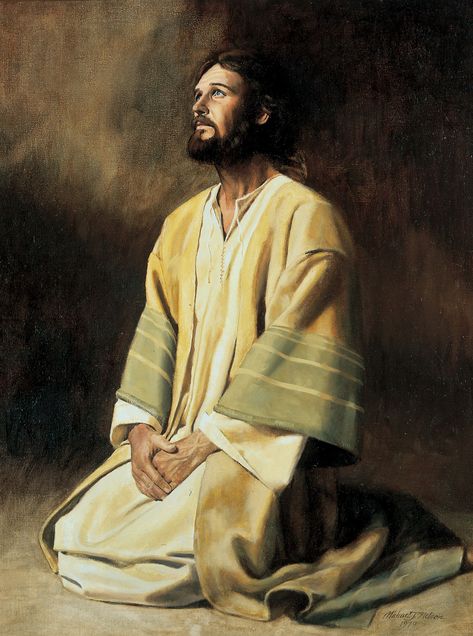 Lds Iphone Wallpaper, The Jesus Prayer, Kneeling In Prayer, Church Pictures, Scripture Of The Day, Jesus Christ Art, Jesus Prayer, Jesus Bible, Jesus Art