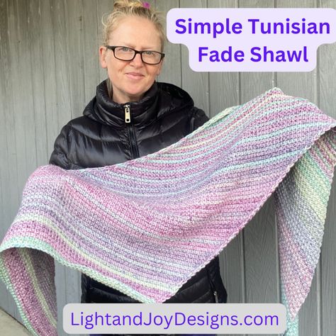 Tunisian Crochet Shawl, Asymmetrical Shawl, Tunisian Simple Stitch, Tunisian Crochet Pattern, Tunisian Crochet Hook, Simple Stitch, Tunisian Crochet Patterns, Crochet Triangle, Crochet Hook Set