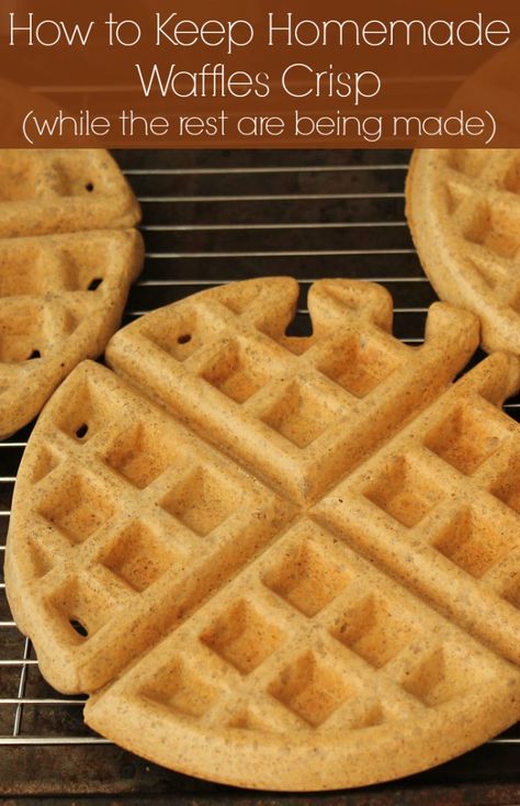 Waffle Iron Recipes, How To Make Waffles, Gluten Free Waffles, Waffle Bar, Homemade Waffles, Cooling Rack, Keep Food Warm, Birthday Brunch, Chicken And Waffles