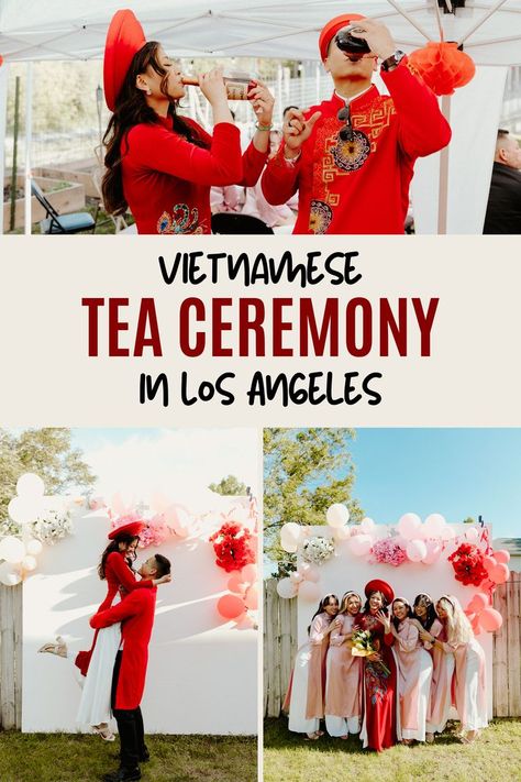 Discover the beauty and tradition of a Vietnamese Tea Ceremony in Los Angeles. From the lively Lễ Ăn Hỏi to a breathtaking first look, this wedding day was filled with unforgettable moments. Perfect for those seeking wedding ideas and unique photography inspiration. #WeddingIdeas #PhotographyInspiration #VietnameseTeaCeremony Wedding Vietnamese, Vietnamese Tea Ceremony, Tea Ceremony Wedding, Vietnamese Tea, Ceremony Wedding, Los Angeles Wedding, Unique Photography, Tea Ceremony, First Look