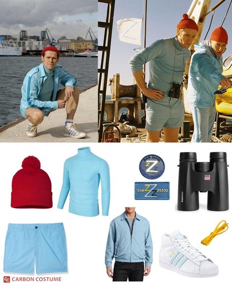 Klaus Daimler from The Life Aquatic with Steve Zissou Costume | Carbon Costume | DIY Dress-Up Guides for Cosplay & Halloween The Life Aquatic Costume, Life Aquatic Costume, The Life Aquatic With Steve Zissou, Steve Zissou Costume, Life Aquatic With Steve Zissou, New Hunger Games, The Life Aquatic, Summer Film, Hunger Games Books