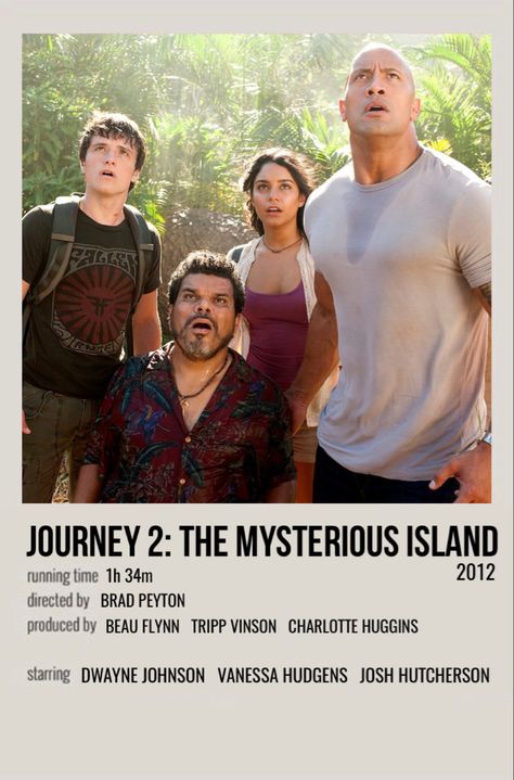 Journey To The Mysterious Island, Journey 2 The Mysterious Island, Kids Movie Poster, Journey Poster, Mystery Movies, Island Movies, Polaroid Movie Poster, Romance Movie Poster, Movie Character Posters