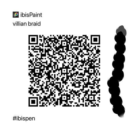 Black Hair Brush Ibispaint Code, Ibis Paint Brush Code Hair Braids, Black Hair Ibis Paint Code, Ibis Paint Braid Brush, Braid Brush Ibis Paint, Braids Brush Ibis Paint, Color Ibispaint, Ibispaint Codes, Code Brush