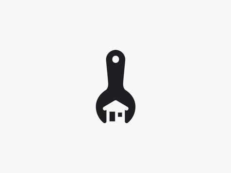 House Maintenance Mark / logo by Aditya Chhatrala #logo #mark #minimal # creative #negative space Property Maintenance Logo, Roofing Company Logos, Maintenance Logo, Roofing Logo, Home Maintenance Schedule, Handyman Logo, Logo House, Association Logo, House Maintenance