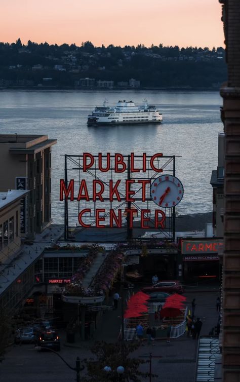 Seattle Wallpaper, Seattle City, Pretty Trees, Tacoma Washington, Public Market, Farm Market, Private Jet, Phone Backgrounds, Seattle Skyline