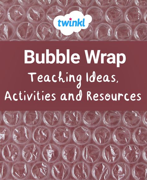 Children love the feeling and the sound of bubble wrap and bubble wrap has great benefits for enhancing fine motor skills. We've listed some fun ideas and activities you can do at home using bubble wrap. #bubblewrap #bubbles #finemotor #finemotorskills #parenting #parents #parentinghacks #teaching #teacher #homeeducation #children #eyfs #blog #twinkl #twinklresources Bubble Wrap Activities, Brownie Activities, Sensory Resources, Baby Room Activities, Bubble Wrap Crafts, Brownies Activities, Bubble Wrap Art, Bubble Activities, Room Activities