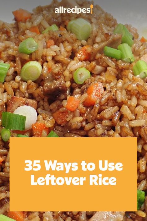 Looking for ways to use leftover rice? Try cooking these quick and easy rice recipes. From fried rice to rice pudding, these rice dishes are quick and easy dinner recipes. Boxed Rice Recipes, Recipes For Cooked Rice, Reuse Rice Recipe, Uses For Leftover Cooked Rice, What To Make With Cooked Rice, Already Cooked Rice Recipes, Recipes Using Cooked White Rice, Rice Recipes With Vegetables, Leftover Brown Rice Recipes Healthy