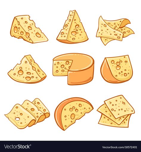 Block Of Cheese Drawing, Cheese Doodle Drawing, Cheese Cartoon Cute, Cheese Illustration Design, Cheese Tattoo, Cheese Vector, Cheese Doodle, Cheese Cartoon, Cheese Drawing