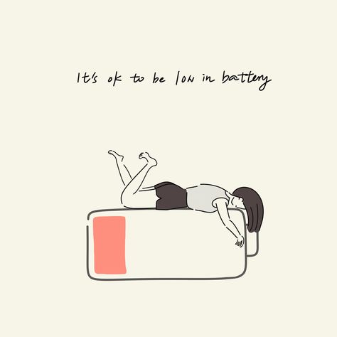 Low battery, illustration, isi ple, line art, self care Low Battery Illustration, Battery Illustration, Social Battery, Conceptual Illustration, Low Battery, Self Care, Line Art, Art