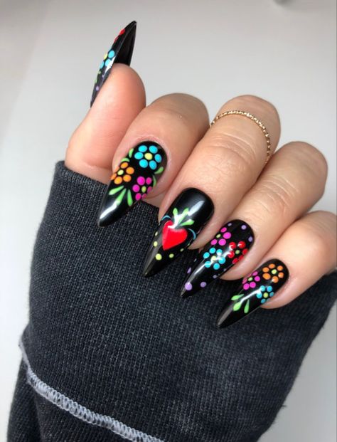 Mexican Nails, Holloween Nails, Long Stiletto Nails, Inspired Nails, Classy Acrylic Nails, Nails 2024, 2024 Trends, Dope Nails, Best Acrylic Nails