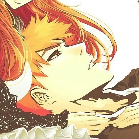 bleach matching icons 2/2 Orihime Bleach, Ichigo X Orihime, Bleach Orihime, Ichigo And Orihime, Bleach Pictures, Ichigo Manga, Bleach Couples, Ichigo Y Rukia, Orihime Inoue