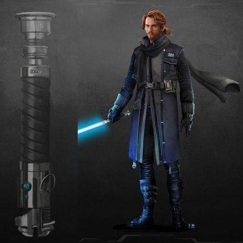 ArtStation - Star Wars OC - concept art Star Wars Andor Concept Art, Jedi Concept Art Character Design, Star Wars Jedi Oc Male, Jedi Survivor Concept Art, Star Wars Character Concept Art, Star Wars Armor Concept Art, Jedi Robes Concept Art, Jedi Oc Male, Star Wars Oc Male