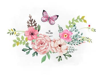 Folding Seat, Flowers Svg, Spring Florals, 자수 디자인, Flower Svg, Flower Clipart, Christmas Watercolor, Flower Backgrounds, Watercolor Clipart