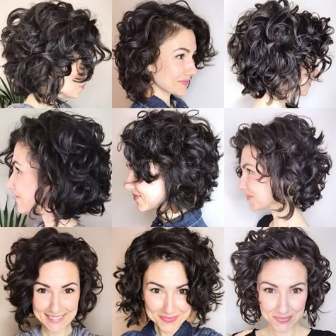 I’m loving this shape! I find that I can let go of perfection with my waves and embrace them in whatever form they take as long as: I… Kort Bob, Short Curly Haircuts, Haircuts For Curly Hair, Curly Bob Hairstyles, Curly Hair Cuts, Short Curly Hair, Great Hair, Curly Hair Styles Naturally, Bobs Haircuts