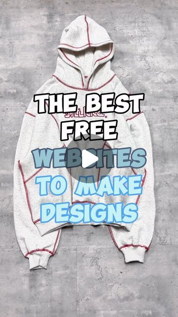 Clothing Design Apps, Apps To Design Clothes, Streetwear Design Inspiration, Clothing Design, Graphic Designs, Make Design, Hoodie Design, Business Ideas, App Design