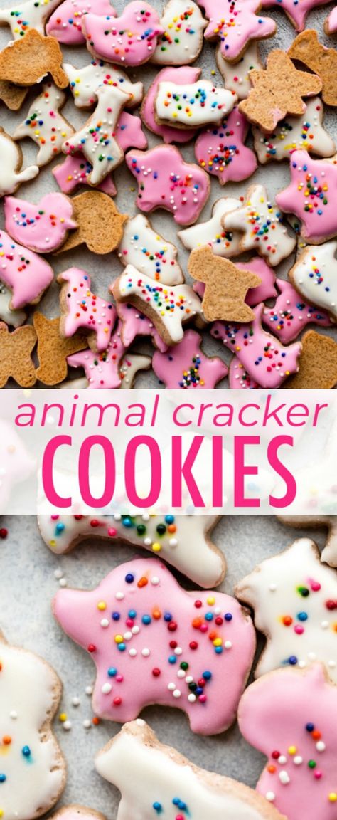 Animal Cracker Cookies Recipe, Iced Animal Cookies, Animal Cracker Cookies, Iced Animal Crackers, Animal Crackers Recipe, Animal Cookies Recipe, Toddler Cookies, Dairy Free Recipes Easy, American Cookies