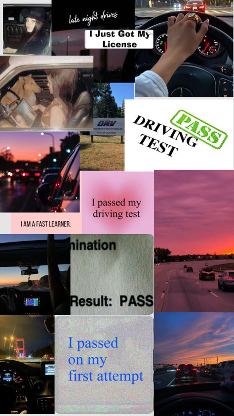 Driving Theory Test, Driving Theory, Permit Test, Passed Driving Test, Manifesting Vision Board, College Motivation, Goal Board, Theory Test, Vision Board Wallpaper