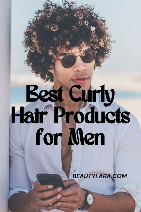 Curly Hair Products for Men Curly Hair Men Products, Curly Hair Routine Men, Top Curly Hair Products, Curly Hair Products For Men, Men's Curly Hair, Curling Thick Hair, Best Curl Cream, Men Hair Products, Hair Products For Men