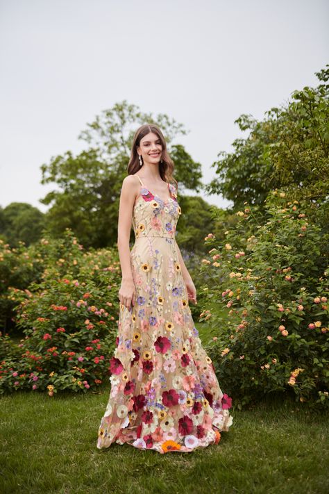 AW Bridal Has Floral Dresses For Every Season–Here Are Our Faves #rehearsaldinneroutfit #weddingguestdress #bridesmaiddress Floral Wedding Attire, Floral Bridal Shower Dress, Bridal Shower Dress For Bride, Floral Attire, Shower Dress For Bride, Floral Wedding Dresses, After Wedding Dress, Bohemian Beach Wedding, Rehearsal Dinner Outfits