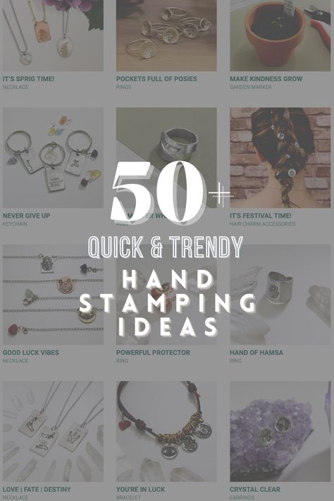 Stamping Metal Jewelry, Diy Metal Stamping Ideas, Metal Stamps For Jewelry, Copper Stamped Jewelry, Diy Hand Stamped Jewelry, Stamping Jewelry Diy, Impressart Jewelry Ideas, Diy Stamped Jewelry, Impression Art Metal Stamping