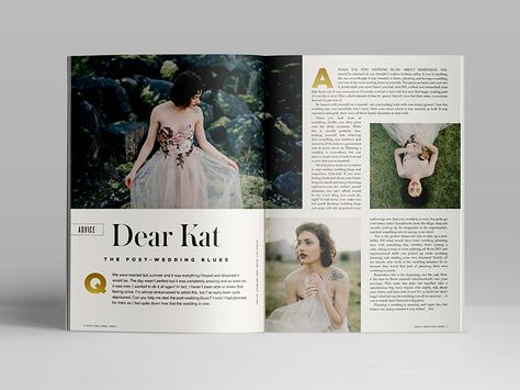 Rock n Roll Bride Magazine Issue 6 Bridal Magazine Layout, Rock N Roll Bride Magazine, Wedding Photography Magazine, Magazine Layout Inspiration, Runaway Bride, Bridal Guide, Rock N Roll Bride, Design Layouts, Magazine Layout Design