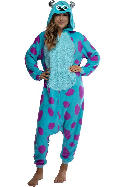 Creeper Costume, Cookie Monster Costume, Disney Monsters Inc, Ladybug Girl, Pajama Costume, Monster Costumes, Pajama Outfit, Disney Monsters, Union Suit