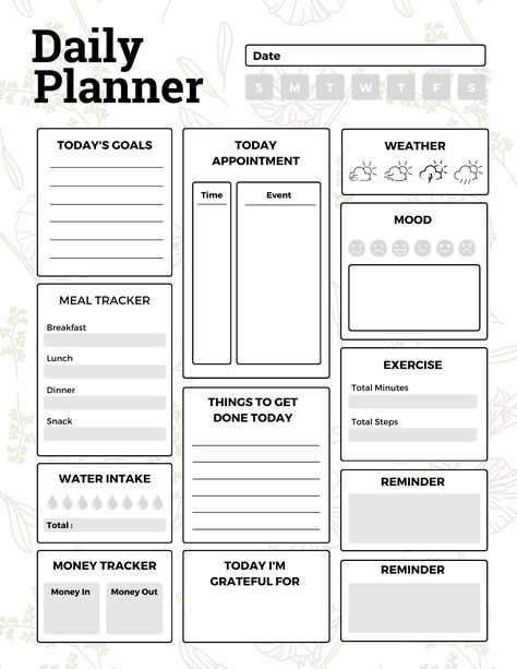 Streamline your daily routines and amplify productivity with our downloadable daily planner. This thoughtfully designed digital tool empowers you to take charge of your day, offering structured planning sections for tasks, goals, and priorities. Seamlessly accessible, it provides a user-friendly interface that simplifies organization, allowing you to track progress and accomplishments effortlessly. Elevate your daily experience with a planner that not only keeps you on track but also inspires a sense of purpose, making each day an opportunity for success and fulfillment. This is an instant digital download. Print copies or use them on your device daily to become your best version of yourself! Everyday To Do List Template, Day Planning Ideas, Productivity Planner Template, Daily Planning Ideas, Planing Day, Planner Ideas Aesthetic, Day Planner Ideas, To Do List Minimalist, Weekly Planner Ideas