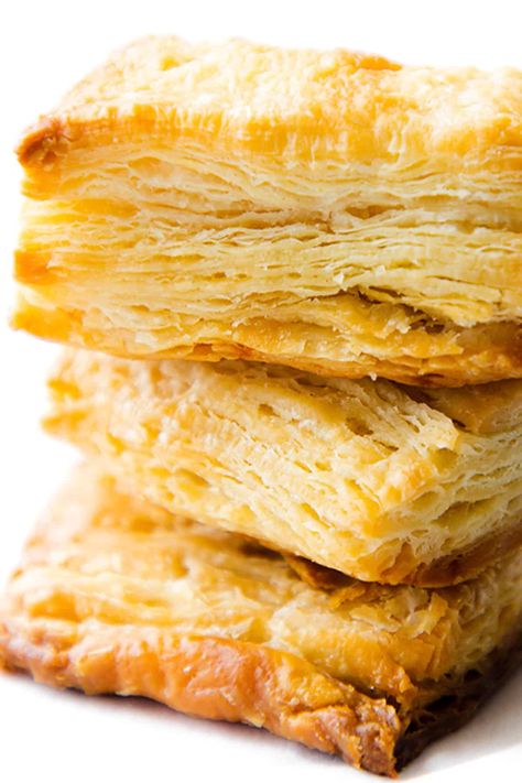 Easy Puff Pastry {Rough Puff} Easy Turnovers, Sheets Folding, Puff Recipes, Resep Puff Pastry, Easy Puff Pastry Recipe, Homemade Puff Pastry, Pastry Dough Recipe, Easy Pastry Recipes, Pastry Puff