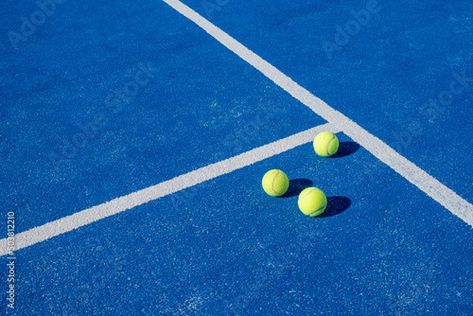 Stock Image: Selective focus. Three balls an the net of a paddle tennis court Tennis Images, Paddle Tennis, Sport Court, Sporty And Rich, Tennis Ball, Photography Inspo, Tennis Racket, The Net, Tennis Court