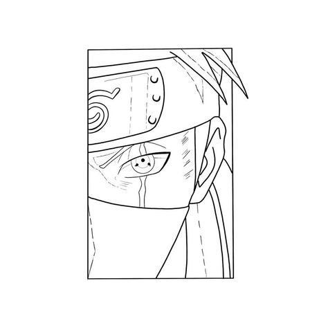 Naruto Tattoo Outline, Naruto Outline Drawing, Naruto Tattoo Simple, Naruto Tattoo Drawings, Naruto Sketch Tattoo, Anime Lineart Naruto, Naruto Tattoo Kakashi, Naruto Simple Drawing, Naruto Tattoo Sketch