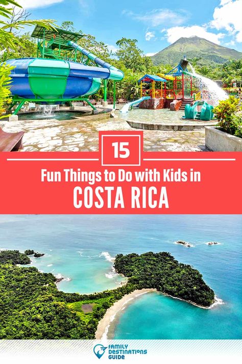 Costa Rica with Kids: 15 Fun Things to Do (Family Friendly Activities!) Costa Rica Activities, Costa Rico, Cost Rica, Costa Rica With Kids, Costa Rica Travel Guide, Costa Rica Resorts, Manuel Antonio Costa Rica, Love Vacation, Tamarindo Costa Rica