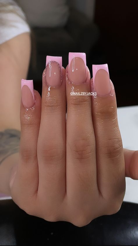 Short nails
French tip nails
Glitter nails Light Pink Short Acrylic Nails Designs, Pink Small Nails, Cute Frenchies Nails, Acrylics Short Square, Short Pink Tip Nails, Pink French With Glitter, Cute Simple Square Nails, Shorties Nails Square Spring, Short Pink French Tip Acrylic Nails