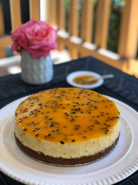 Passion Fruit Cheesecake | Pastry Tales Macadamia Cheesecake, Cheesecake Pastry, Passion Fruit Cheesecake, Passion Fruit Cake, Passion Fruit Mousse, Passionfruit Cheesecake, Mango Passionfruit, Fruit Cheesecake, Passionfruit Recipes