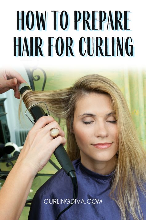 You’ll find different techniques on HOW to curl your hair. But most tend to focus more on the PROCESS  of curling the hair, rather than the process involved in the prep. To help you with this, I got some practical and useful tips that would help you prep your hair for curling like a pro and make your curls last longer. Curling Fine Hair, Hair Curling Techniques, Curling Techniques, Pin Straight Hair, Curling Straight Hair, Hair Curling Tips, Curl Your Hair, Curling Iron Hairstyles, Curls For Long Hair