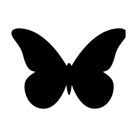 Butterfly Butterfly Drawing Silhouettes, Butterfly Shapes Template, Silhouette Drawings Easy, Simple Butterfly Stencil, Butterfly Sillhoute, Butterfly Silhouette Templates, Butterfly Easy Drawing, Butterfly Drawing Simple, Simple Butterfly Drawing