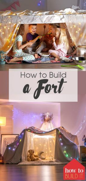 How To Build A Fort | Build a Fort | DIY Fort | Fun With The Kids: Forts! | How to Build It: Forts #fort #howtobuildit #buildafort Homemade Forts, Diy Blanket Fort, Sleepover Fort, Bedroom Fort, Living Room Fort, Indoor Forts, Bed Fort, Fort Ideas, Diy Fort