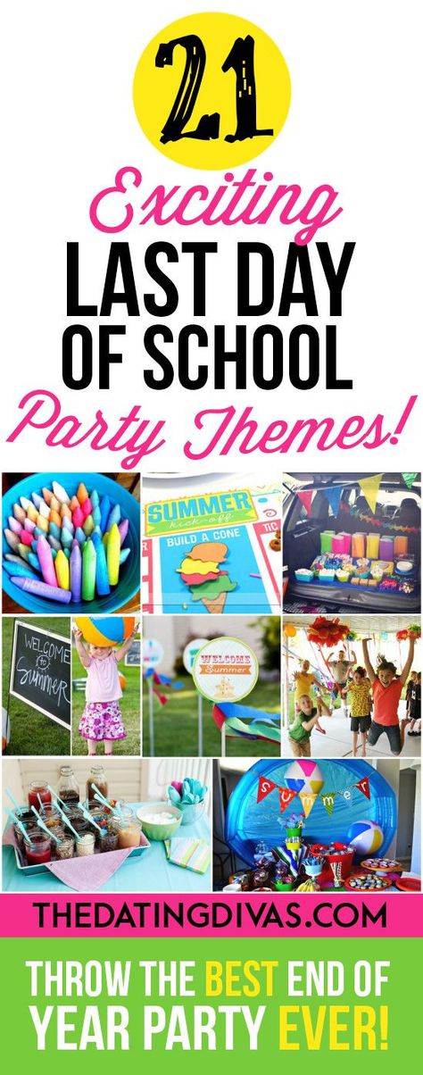 Best party ideas ever! We are going to have such a fun party this year!! End Of Year Party Ideas, Last Day Of School Activities, Last Day Of School Fun, Elementary School Party, Last Day Of School Party, Best Party Ideas, Kindergarten Party, End Of Year Party, The Last Day Of School