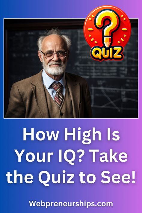 How High Is Your IQ? Take the Quiz to See! Iq Quizzes, General Quiz, Buzzfeed Personality Quiz, Genius Test, Personality Test Quiz, Iq Level, General Knowledge Test, Personality Quizzes Buzzfeed, Brain Quiz