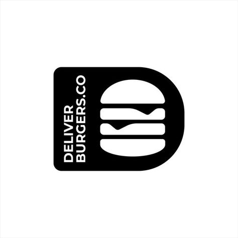 Burger Restaurant Logo Design, Burger Logo Branding, Burger Logo Ideas, Restaurant Logo Design Ideas Simple, Restaurant Logo Design Branding, Burger Restaurant Logo, Fast Food Logo Design, Food Business Logo, Food Silhouette