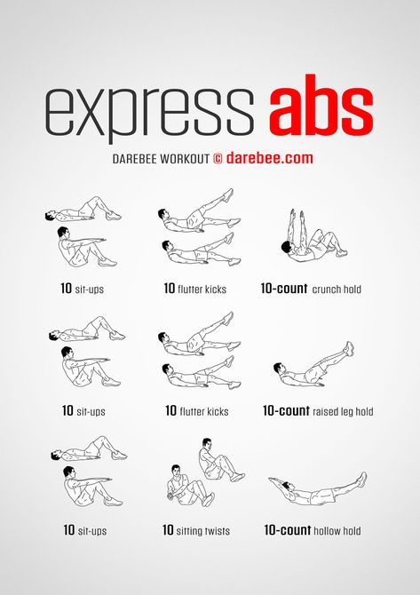 Express Abs Workout Ab Day Workout, Ab Circuit Workout, Darebee Workout, Workouts To Get Abs, Quick Ab Workout, Quick Abs, No Equipment Ab Workout, Easy Ab Workout, Ab Workout Plan