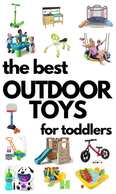 Outdoor Toddler Toys, Outside Toys For Toddlers, Diy Outdoor Toys, Best Outdoor Toys, Outdoor Toys For Toddlers, Outdoor Decor Ideas, Backyard Toys, Toddler Parenting, Toddler Boy Toys