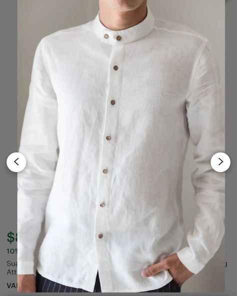 Look what I found on Etsy: https://www.etsy.com/listing/622841801/suave-style-band-collar-shirt-white?ref=share_v4_lx Banded Collar Shirts, Kurta Design, April 4, Instagram Look, Band Collar, Kurta Designs, Mens Shirt, Collar Shirt, Shirt White